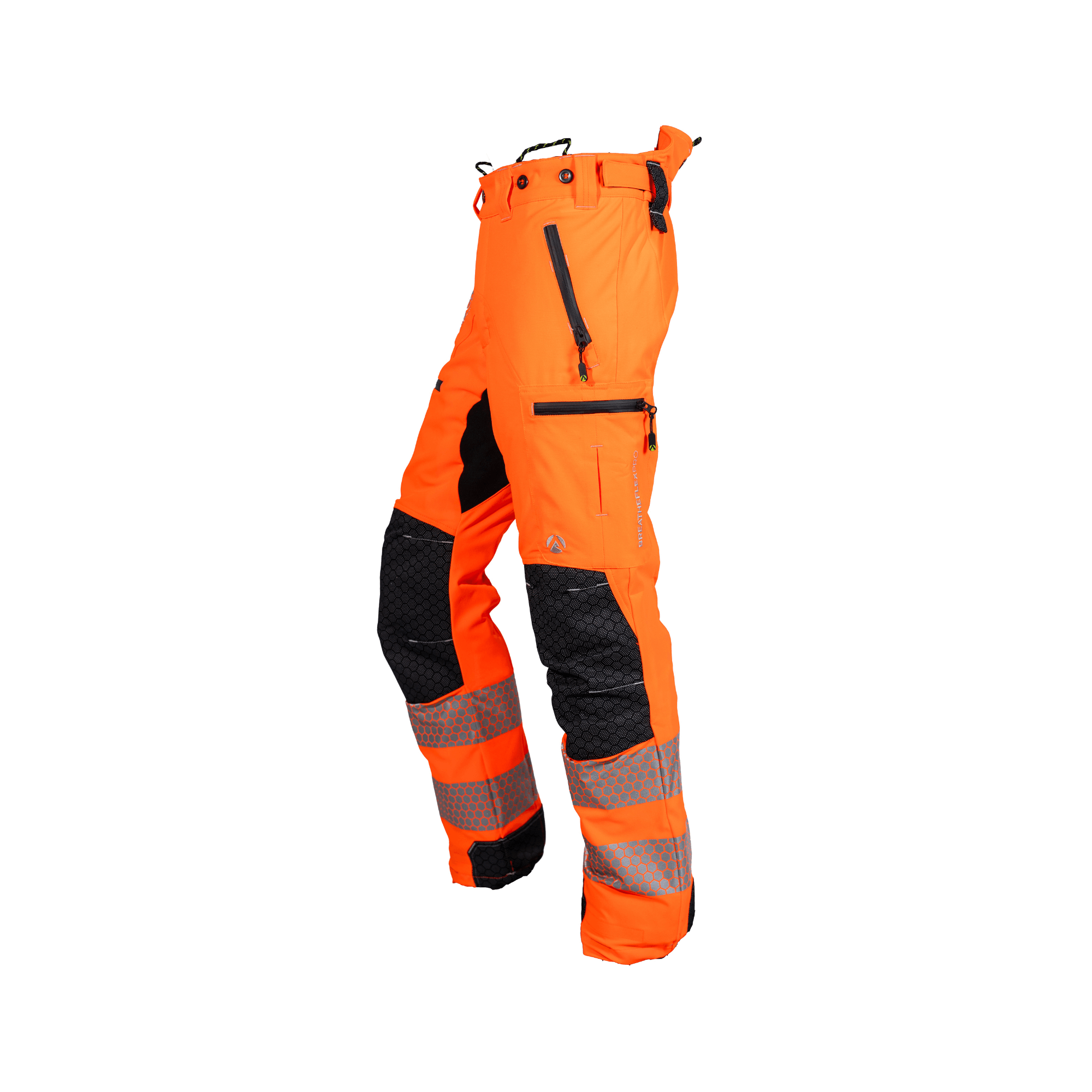 Arbortec Breatheflex Pro Rail Spec Trousers Hi Viz Orange - UK Stock